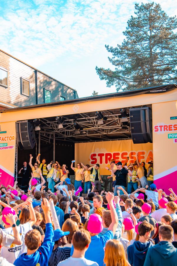 Stressfactor festival organiseren